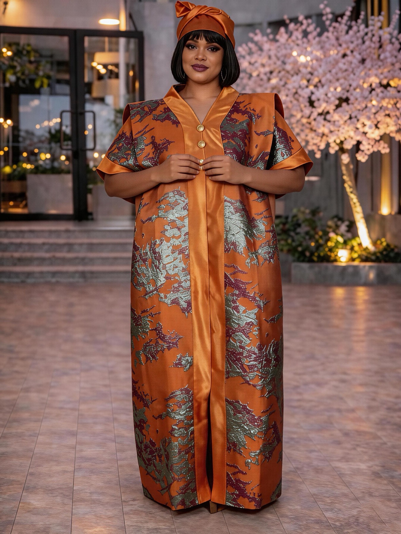 Luxury Jacquard Satin Abaya Dr - Abaya Modest Wear ulasan dan harga
