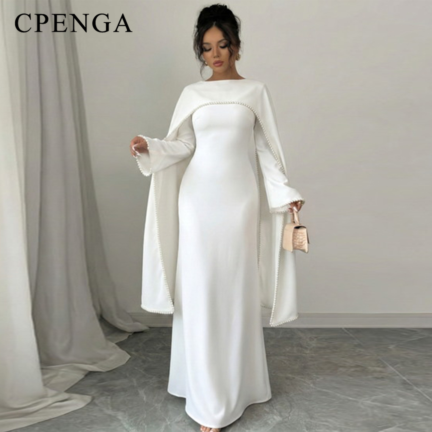 Luxury Dubai Abaya with Beaded - Abaya Modest Wear ulasan dan harga