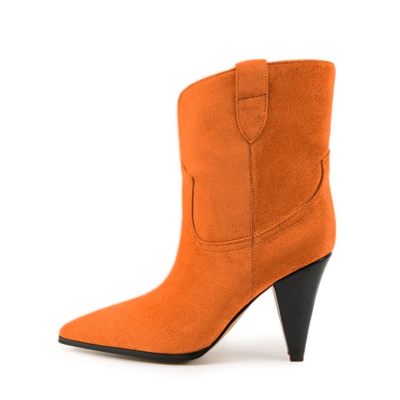 Bicolor Spike Heels Pull On Fa - Ethnic Fashion Show ulasan dan harga