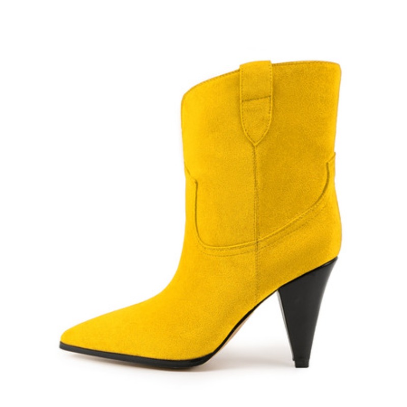 Bicolor Spike Heels Pull On Fa - Ethnic Fashion Show ulasan dan harga
