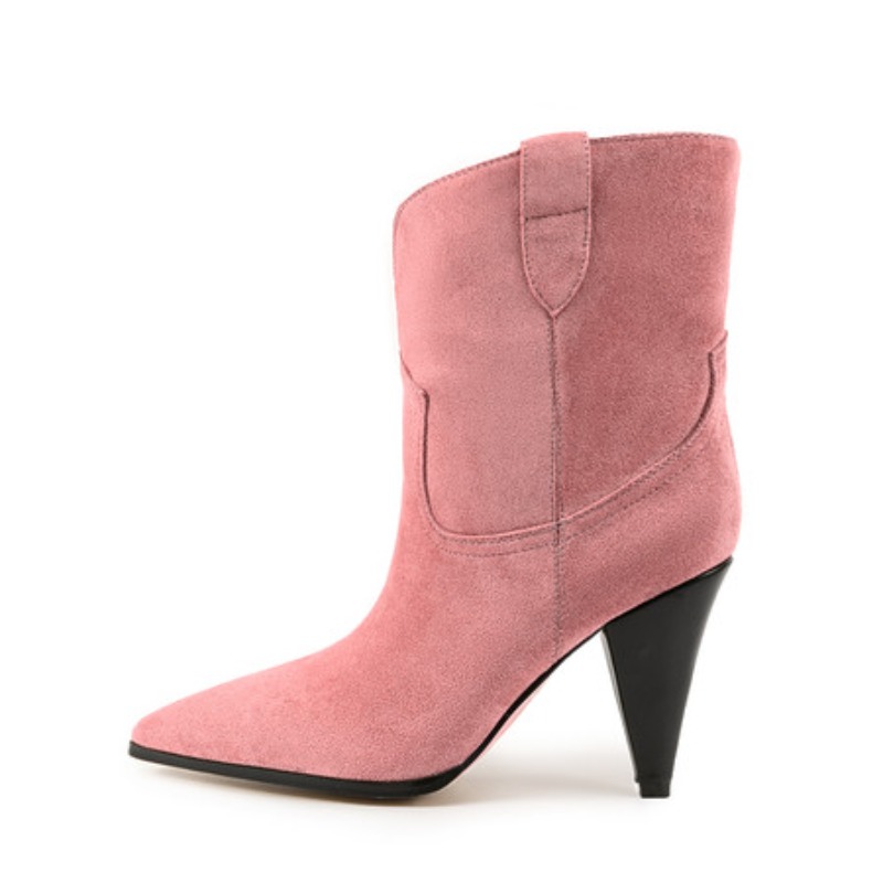 Bicolor Spike Heels Pull On Fa - Ethnic Fashion Show ulasan dan harga